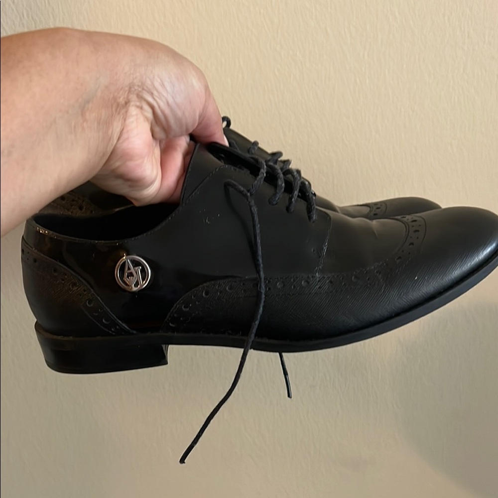 Giorgio Armani Black Men's Dress Shoes